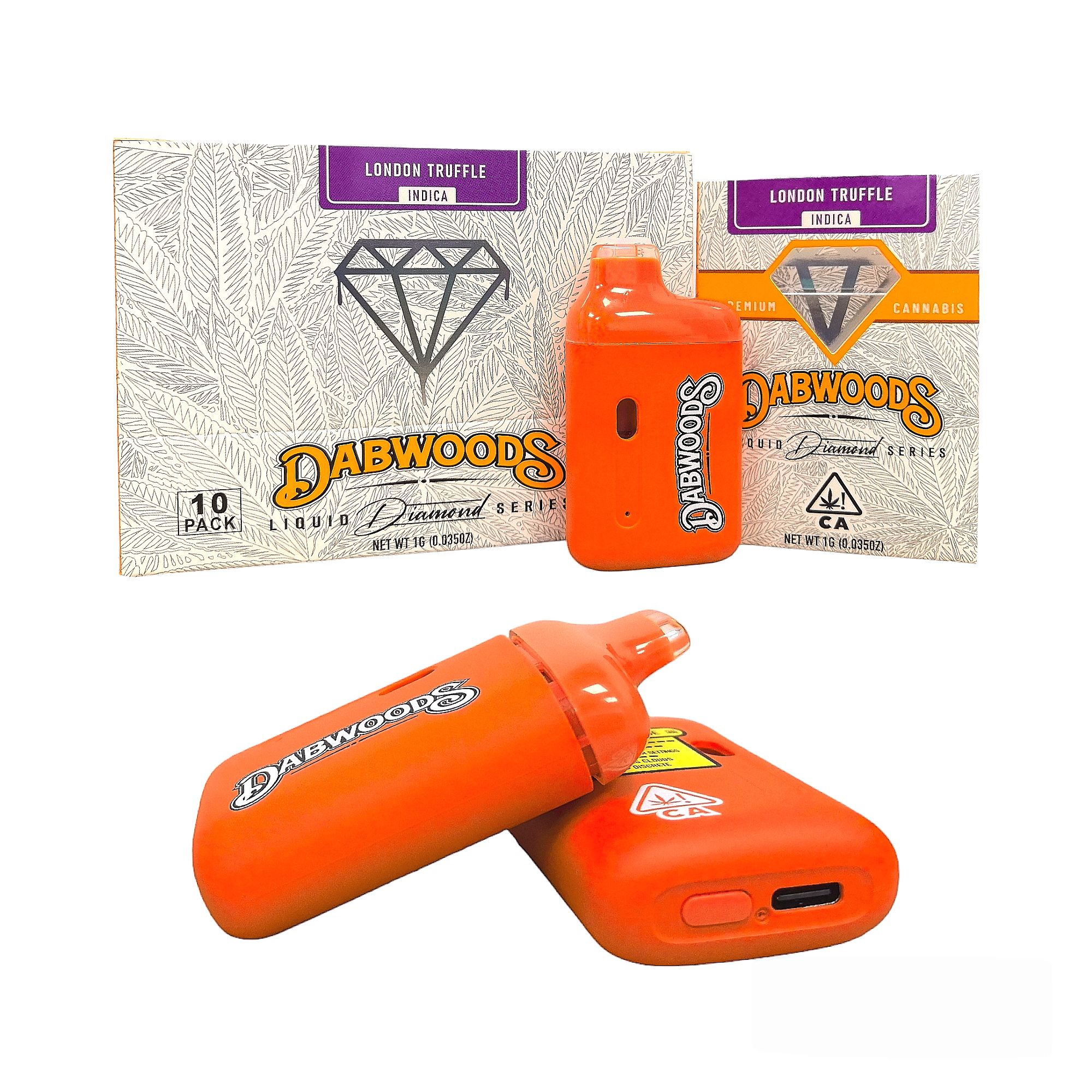 DABWOODS PREMIUM RECHARGEABLE VAPE PENS 1 ML EMPTY - Image 4