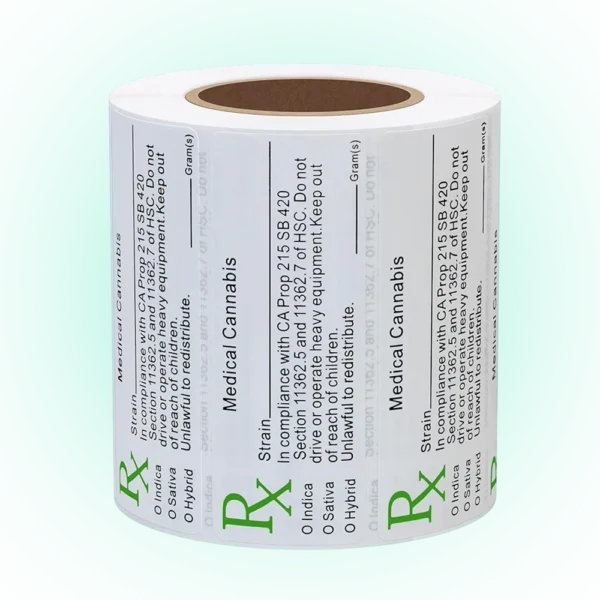1000X Rx Labels , Stickers Labels For Pop Tops Squeezer Prescription ...