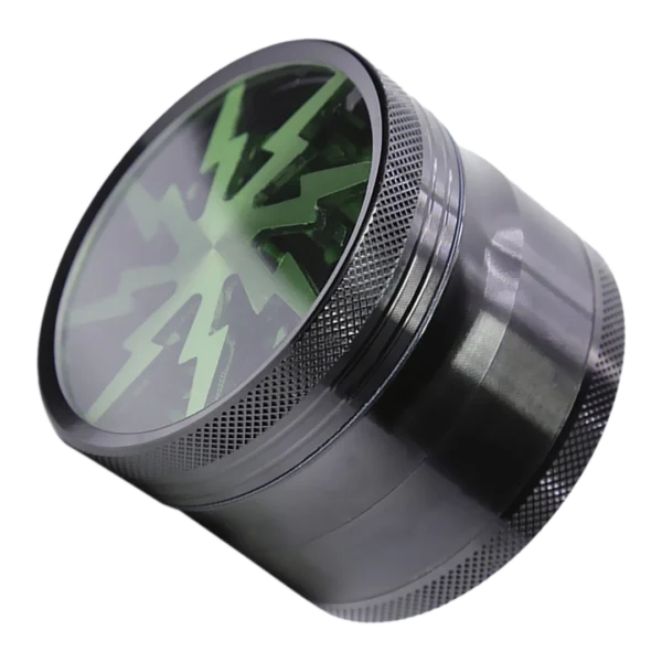 Premium Herb Grinder & Filter - Efficient Grinding, Magnetic Lid (Black) - Shop Now! 5x4cm/2x1.6inch