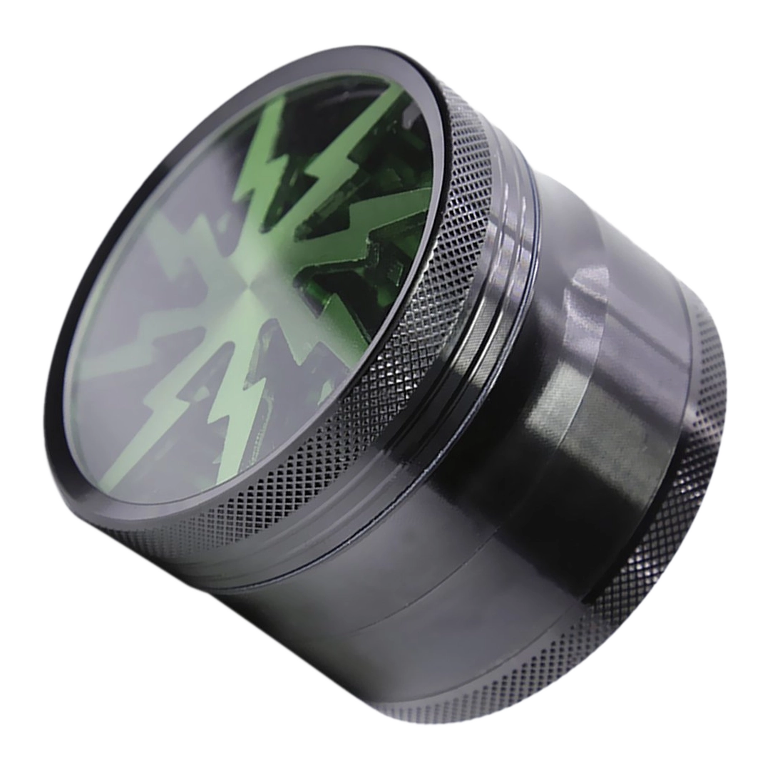Premium Herb Grinder & Filter - Efficient Grinding, Magnetic Lid (Black) - Shop Now! 5x4cm/2x1.6inch