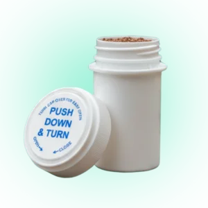 20 Dram Kush N Turn Reverse Cap Bottles Pop Tops, Twist Cap Bottles Container Vials RX