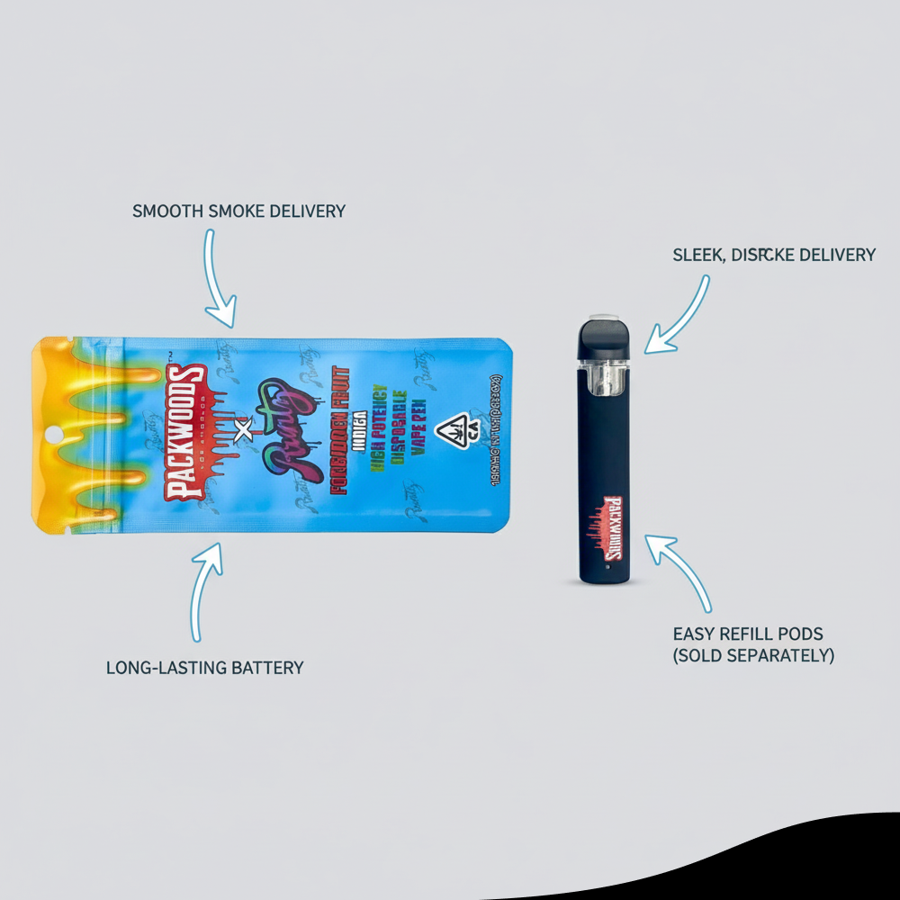 Runtz X Packwoods Rechargeable Vape Pens (Empty) (Copy) - Image 3