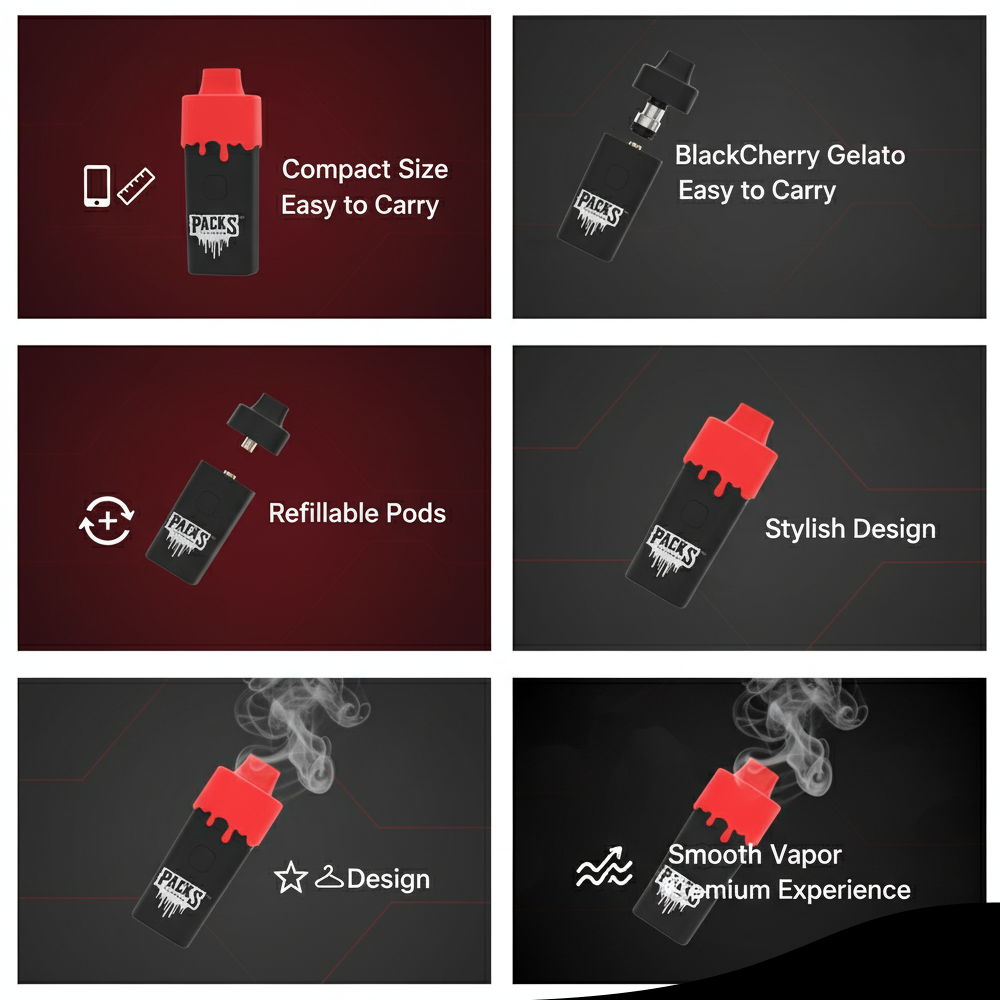 PacksPods Live Resin 1g Vape - Premium, Potent, And Portable - Image 5