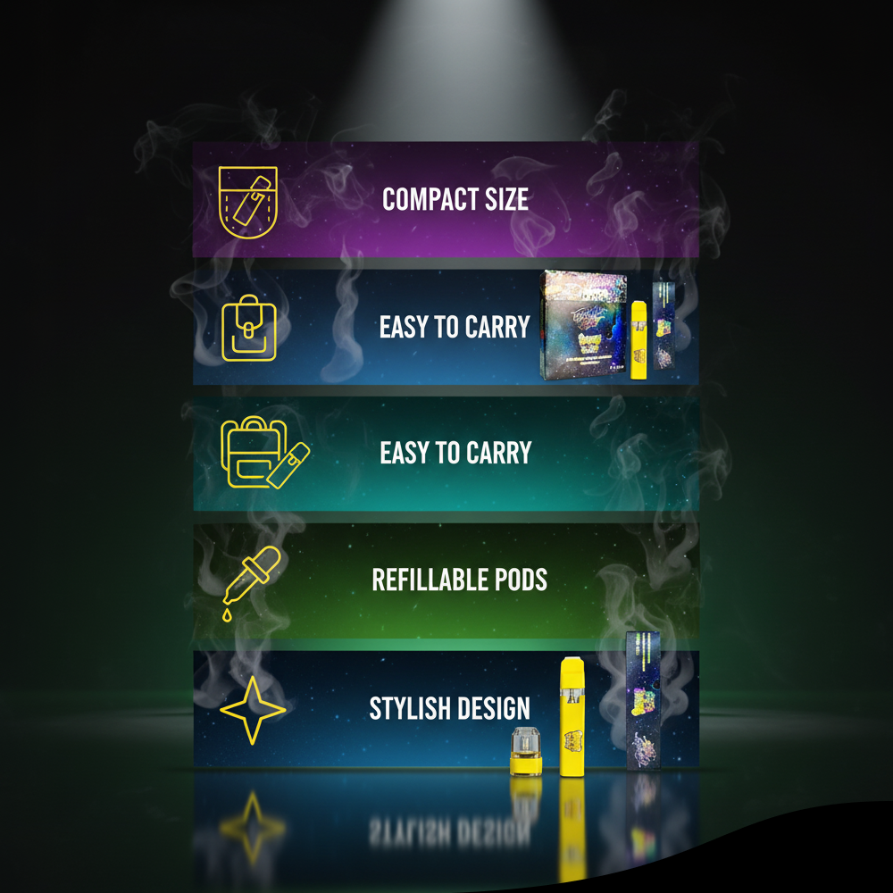 E-Cigarettes Jungle Boys Up In Space 1.0ml Vape Pens 380mah Rechargeable Battery Empty Vaporizer With Exquisite Packaging | Pack Of 10 - Image 4