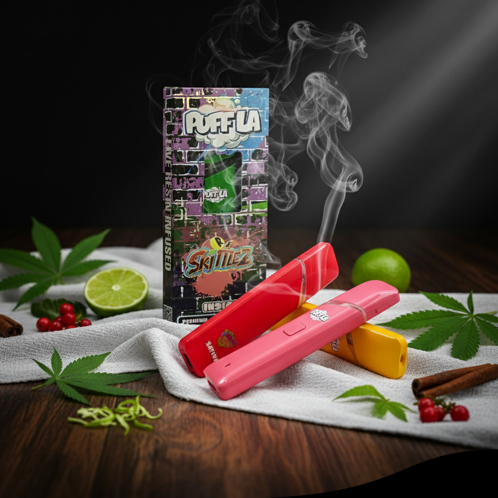 PUFF LA Vape Pen | Rechargeable 280mAh Vaporizer | 2.0ml Capacity | 10 Strains - Image 5