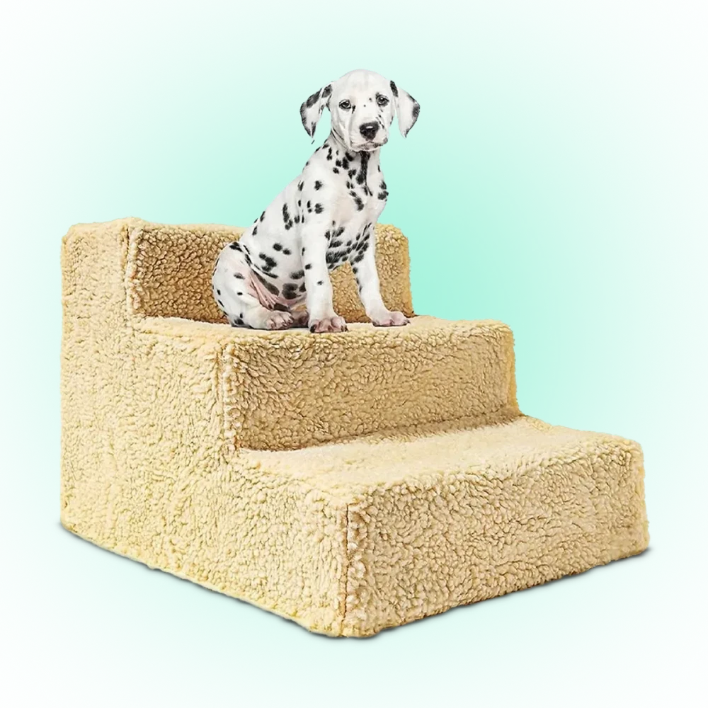 Premium Dog Step For Easy Access – Adjustable Height Pet Stairs For Couch, Bed, Or Car – Non-Slip Surface – Ideal For Small To Large Dogs – Sturdy & Portable Design – Enhance Pet Mobility & Safety