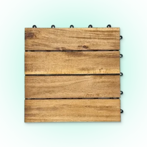 Deck Wooden Outdoor Tiles | Pack Of 10 Tiles| Free Shipment| 30 X 30 Cm