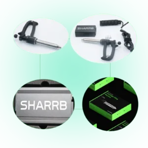 Sharrb Steel Cartridge Filler Gun Standard 25 ML Tube | Shoots From 0.5 – 2.5 ML Increments| Shoots In 0.8ml | Vape Cartridge Filling Gun | Tube 50 ML | Shoots From 1.0 – 5.0 ML