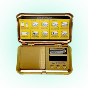 VAPOURON Digital Pocket Scale G200 (200g X 0.01g) Golden With Batteries