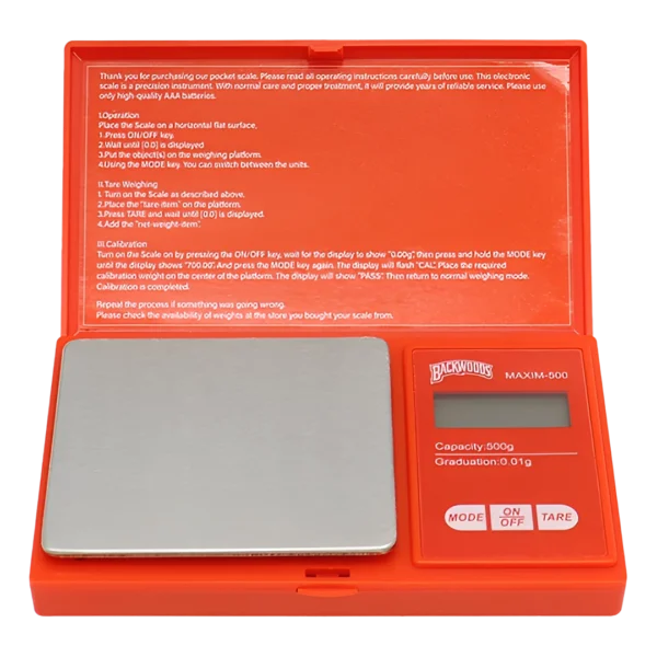 Backwoods Maxim-700 Digital Scale Red With Batteries