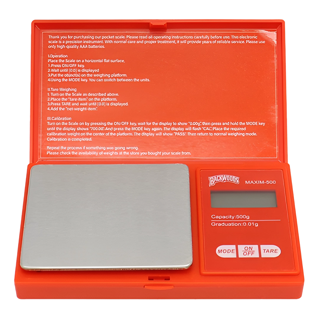 Backwoods Maxim-700 Digital Scale Red With Batteries