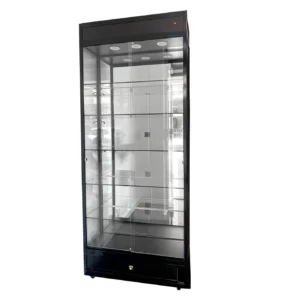 Black Glass Display Cabinet