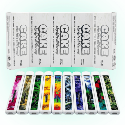 Cake Rechargeable Vape Pen 1.0ml Ceramic Atomizer Cartridge Empty (Hard Box)