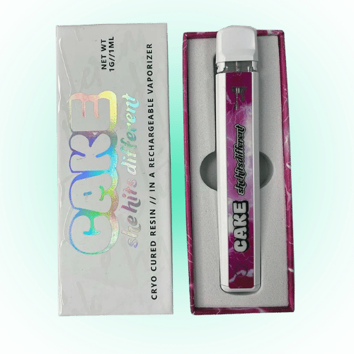 Cake Rechargeable Vape Pen 1.0ml Ceramic Atomizer Cartridge Empty (Hard Box)
