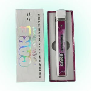 Cake Rechargeable Vape Pen 1.0ml Ceramic Atomizer Cartridge Empty (Hard Box)