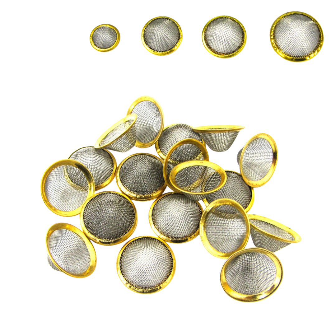 Conical Pipe Filter Screens – 18+ Only – Metal, Wood, Glass Pipes ,High-quality metal construction