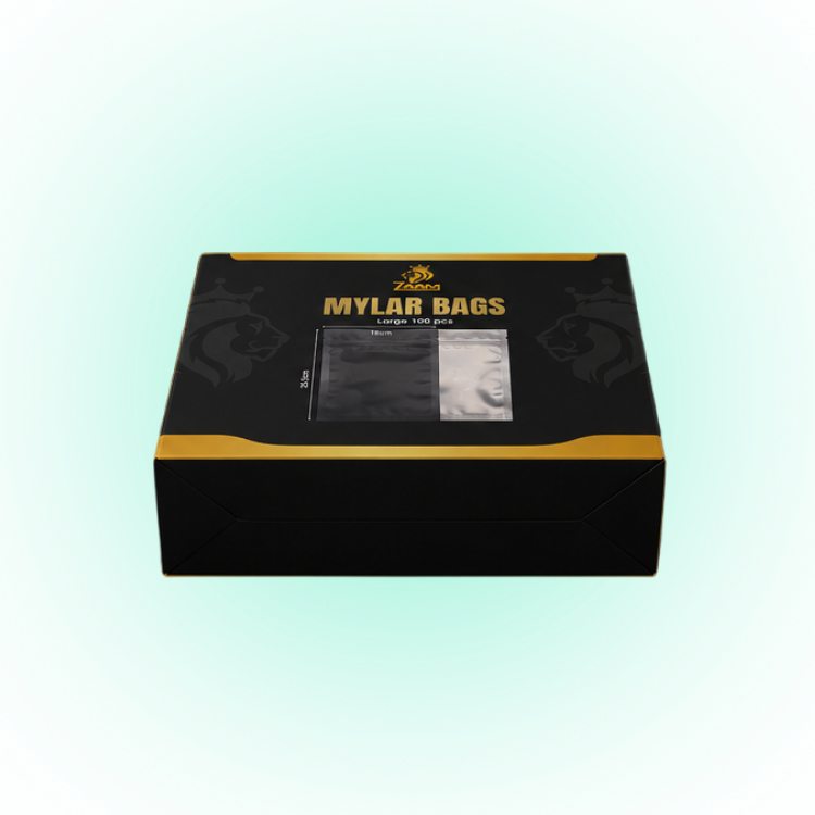 Mylar Bags Large 100 Pcs Box