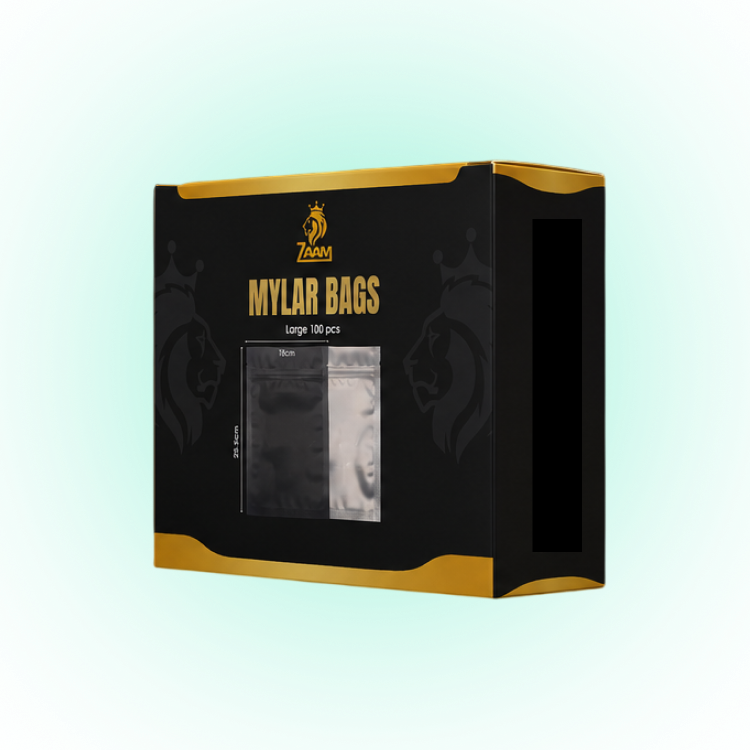 Mylar Bags Large 100 Pcs Box