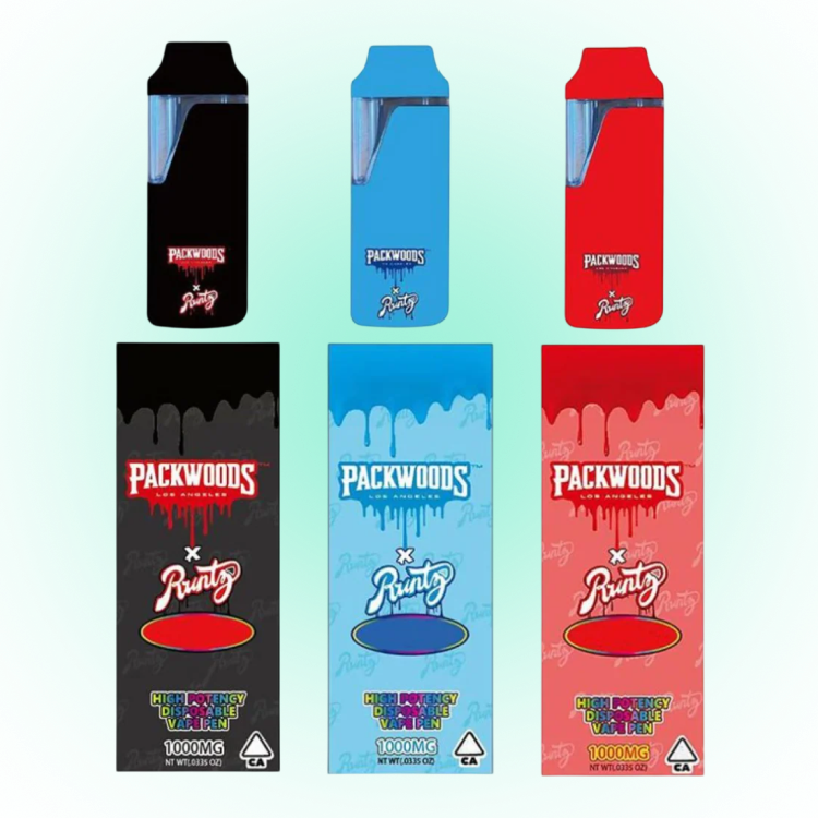 Runtz x Packwoods vape pens (Empty) - 1g - Ten Colours