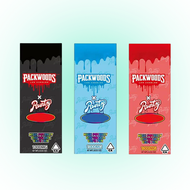 Runtz x Packwoods vape pens (Empty) - 1g - Ten Colours