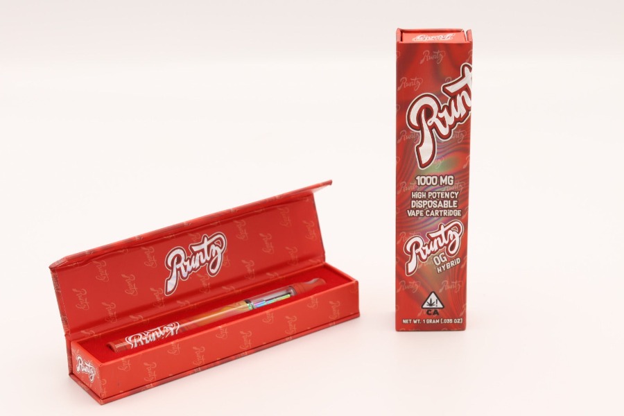 Runtz Rechargeable Vape Cartridge Indica/Hybrid 1ml Vape Pens Empty - Image 6