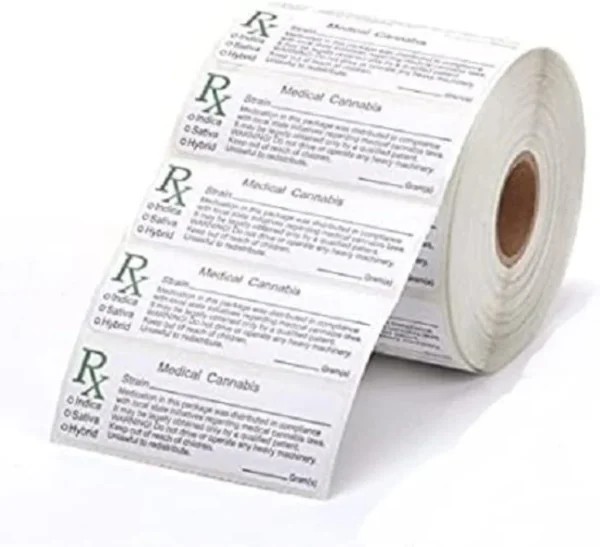 1000X Rx Labels , Stickers Labels For Pop Tops Squeezer Prescription Labels: RX_Labels, Logo Stickers, Address Labels