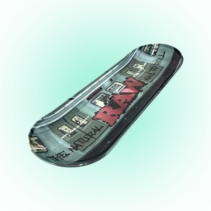 RAW METAL SKATE DECK GRAFFII TRAY