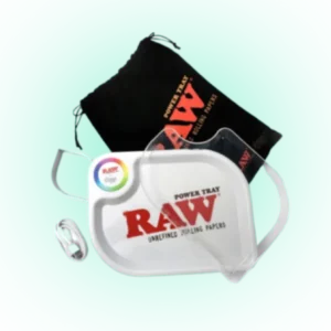 RAW x ilmyo Power Rolling Tray – LED + Charging Tray