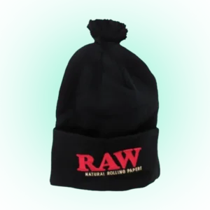 RAW Winter Pompom Hat – Black
