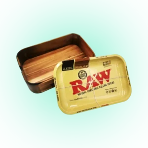 RAW Wooden Cache Box with Tray