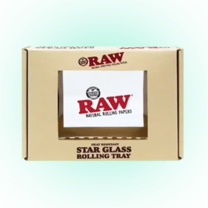 RAW Mini Glass Rolling Tray