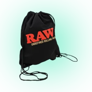 RAW Drawstring Bag – Black