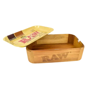 RAW MINI Wooden Cache Box with Mini Tray Lid