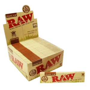RAW Organic King Size Slim Rolling Papers x50