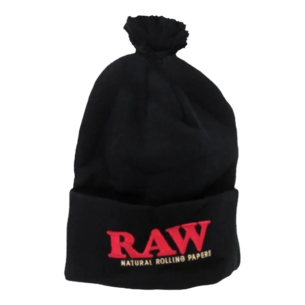 RAW Winter Pompom Hat – Black