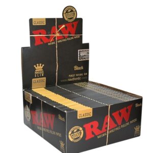 RAW Black King Size Slim Rolling Papers