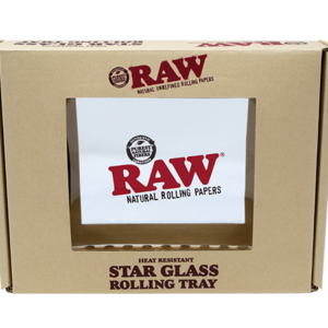 RAW Mini Glass Rolling Tray