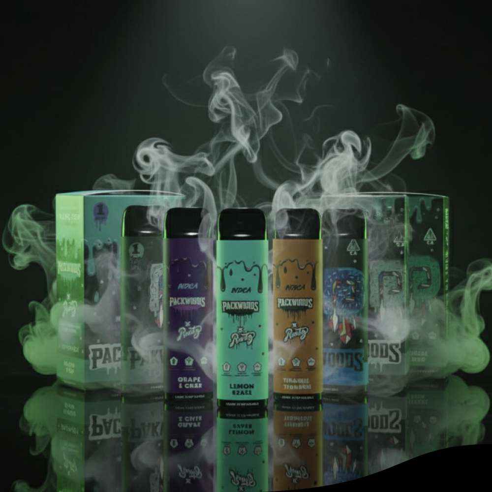 Packwoods New Live Resin 1G Rechargeable Vape ( EMPTY) INDICA/HYBRID/SATIVA - Image 2