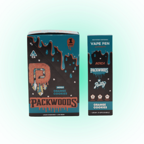 Packwoods New Live Resin 1G Rechargeable Vape ( EMPTY) INDICA/HYBRID/SATIVA