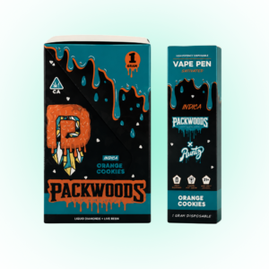 Packwoods New Live Resin 1G Rechargeable Vape ( EMPTY) INDICAHYBRIDSATIVA