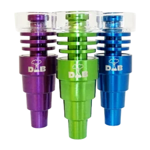 6 IN 1 COLOURED STAINLESS NAIL & QUARTZ BOWL