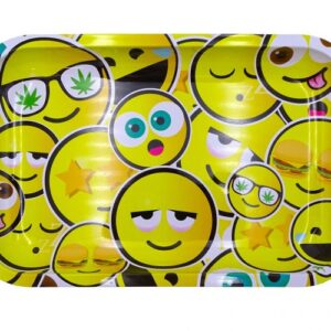 SMILEY FACES ROLLING TRAY – LARGE