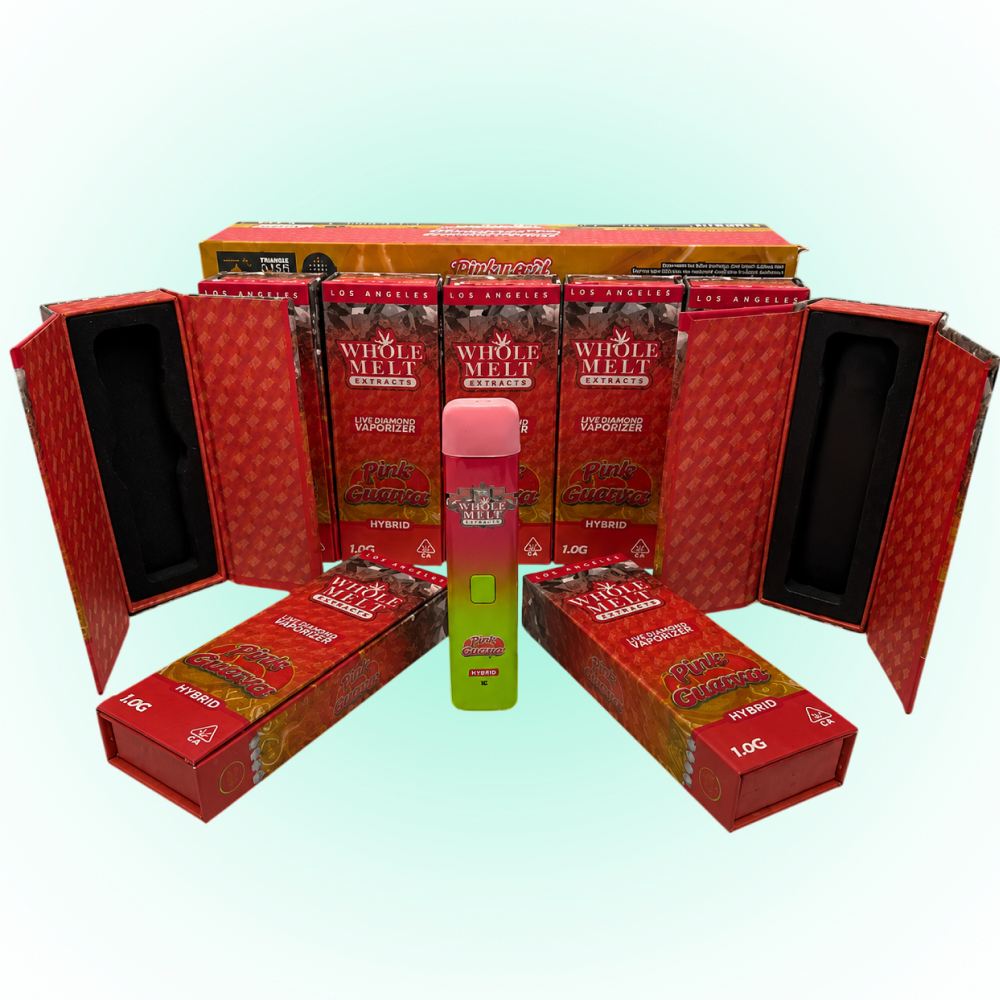 WHOLE MELT EXTRACTS Premium Live Diamond Vaporizers – 1g (Empty Cartridges & Packaging)
