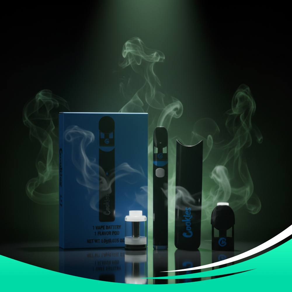 Cookies Vape Kit – Premium Quality Empty Carts | 1g - Refillable