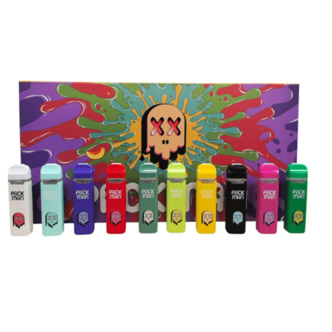 Packman Vape Kit (Empty) – UK Compliant | Refillable | Rechargeable | Digital Display | 1g - Image 4