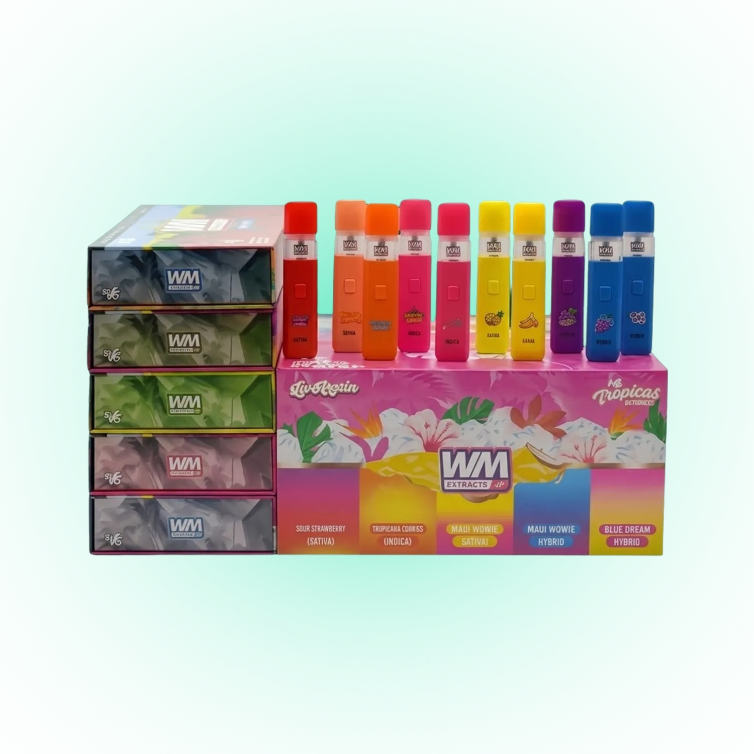 WHOLE MELT EXTRACTS – Tropical Edition V6 (Empty) | 2 Gram Premium Refillable Vape Cartridges