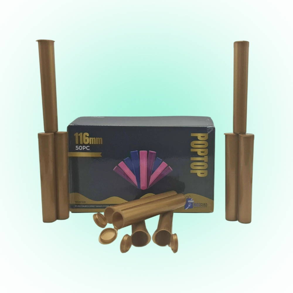 116mm Pop Top Tubes – Child-Resistant, Premium Smell-Proof Storage Tubes for Slim Products & Pre-Roll Packaging - Image 13