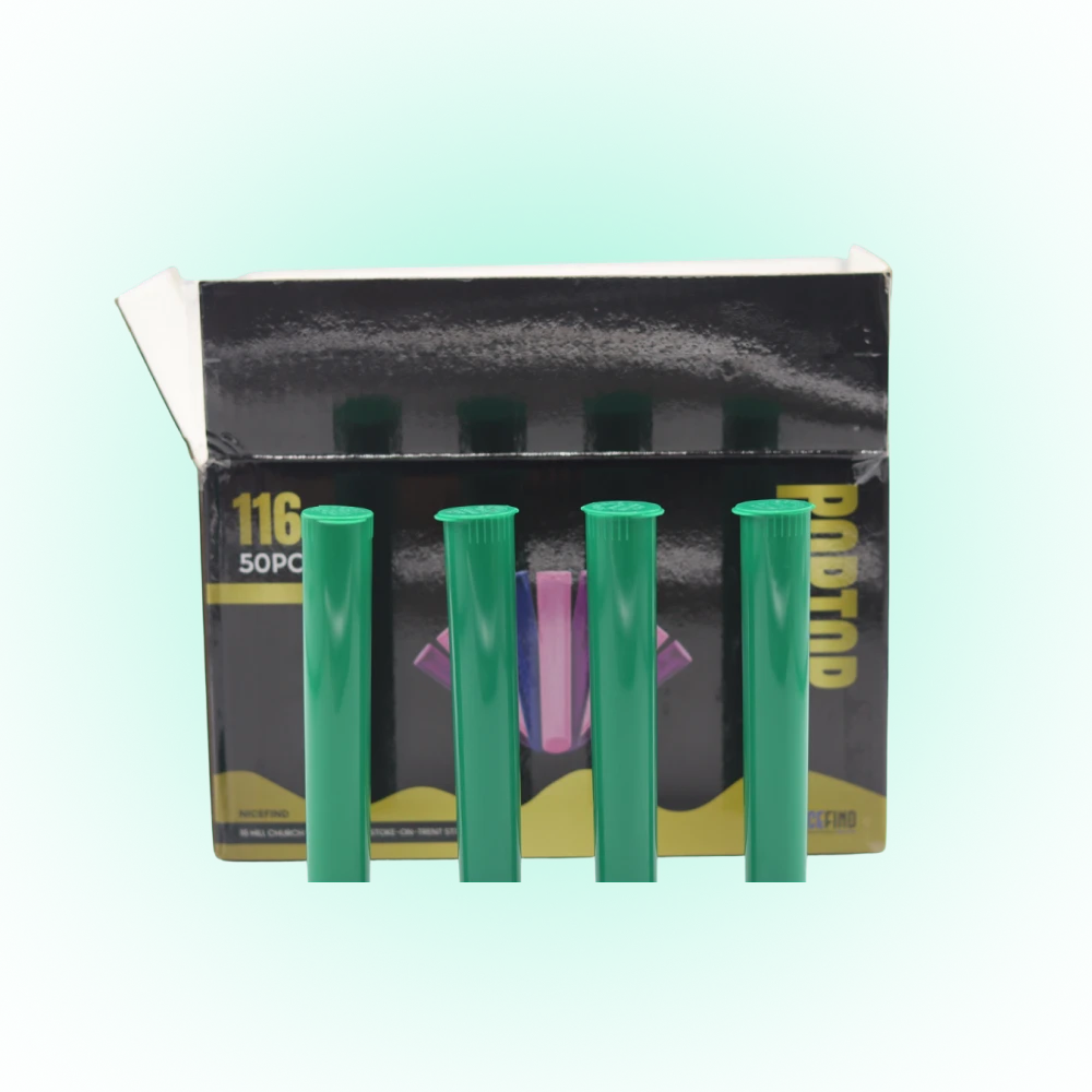 116mm Pop Top Tubes – Child-Resistant, Premium Smell-Proof Storage Tubes for Slim Products & Pre-Roll Packaging - Image 12