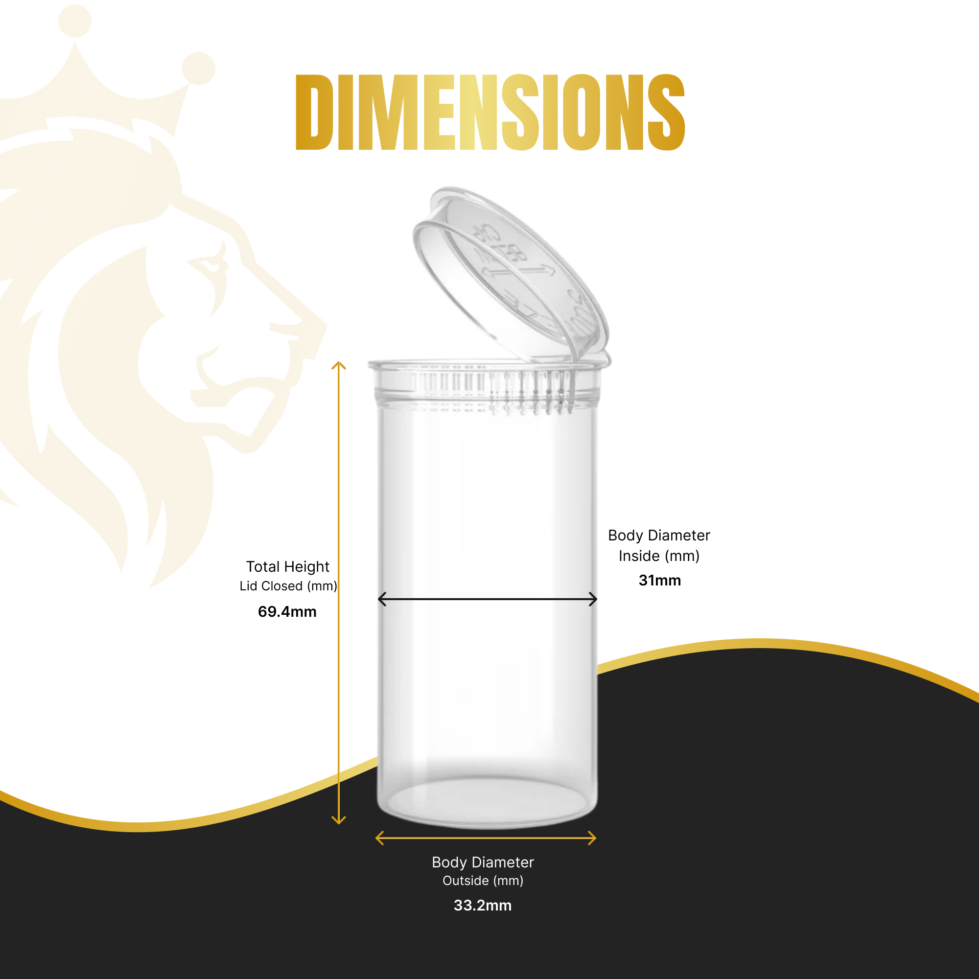 Pop Top 13 Dram Containers – Premium Smell-Proof, Airtight, Child-Resistant Storage Vials - Image 12