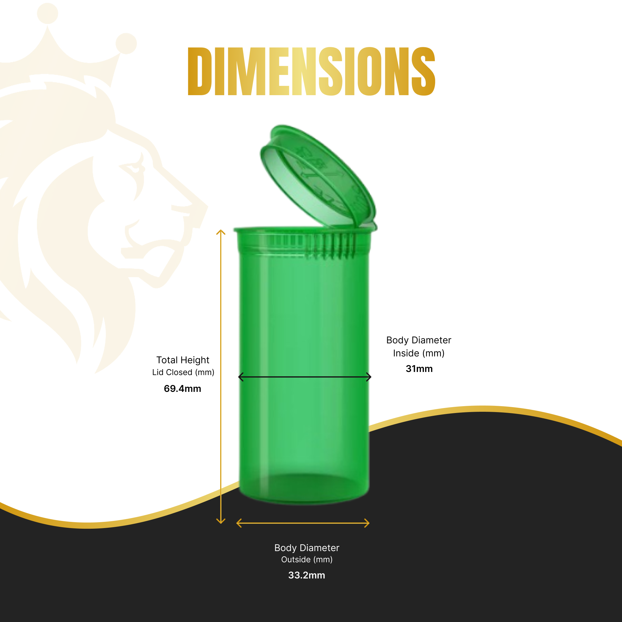 Pop Top 13 Dram Containers – Premium Smell-Proof, Airtight, Child-Resistant Storage Vials - Image 11